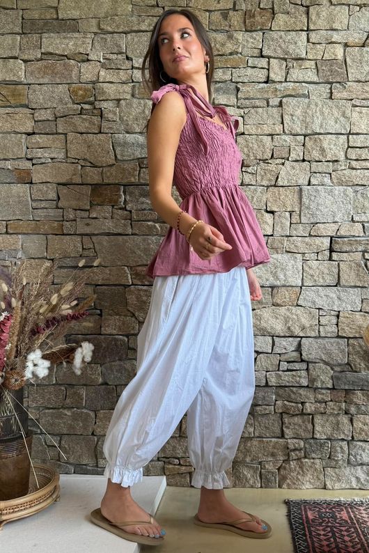 Paloma Bandeau Cami Indian Pink